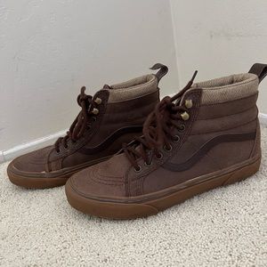 Vans Sk8 Hi MTE Brown Leather